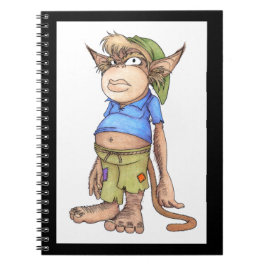 Cuaderno del gnomo mono chupador de dedos malvados