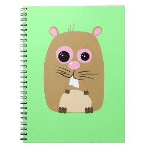 Cuaderno del hámster del dibujo animado