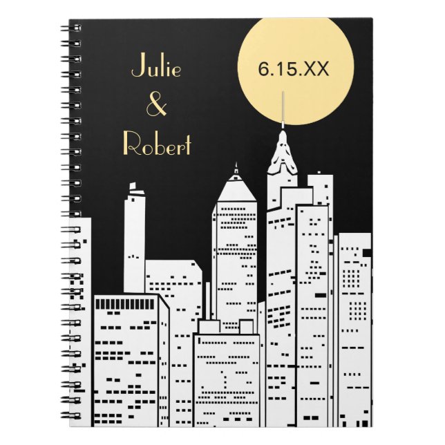 Cuaderno del horizonte de Nueva York (Frente)