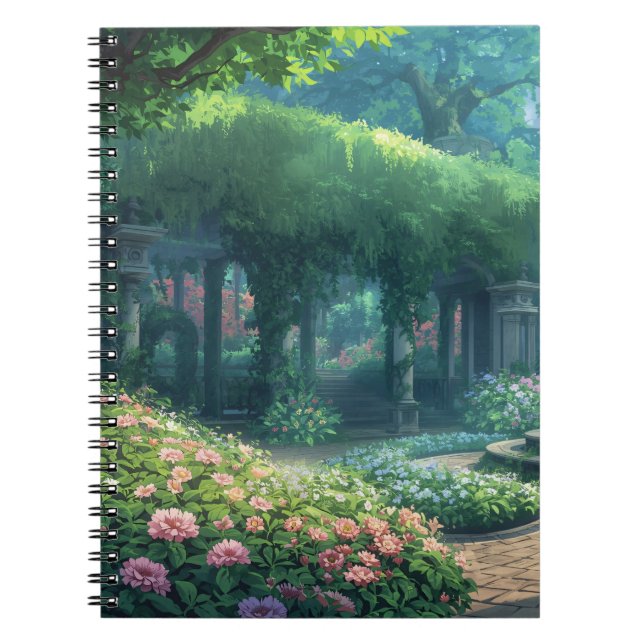 Cuaderno del Jardín Encantado (Frente)