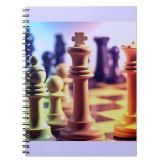 Cuaderno del juego de ajedrez
