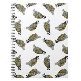 Cuaderno del lanzamiento de la codorniz