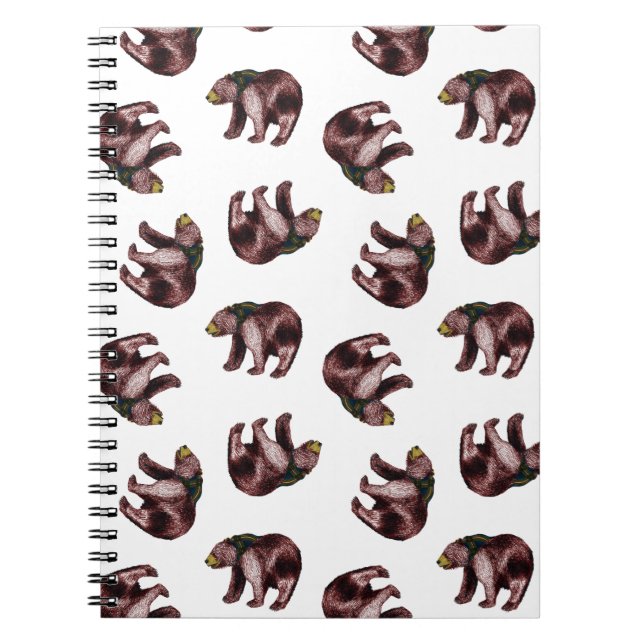 Cuaderno del lanzamiento del oso (Frente)