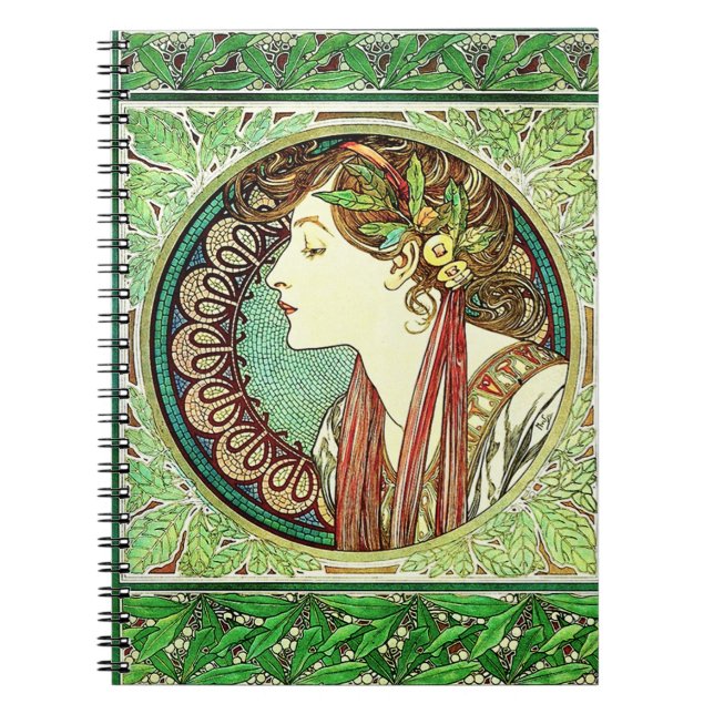 Cuaderno del laurel de Alfonso Mucha (Frente)