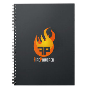 Cuaderno del logotipo de FirePowered
