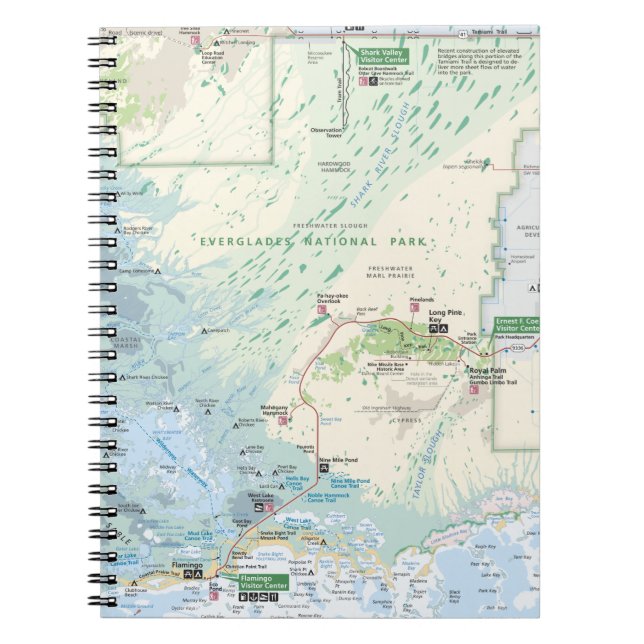 Cuaderno del mapa de los marismas (Frente)