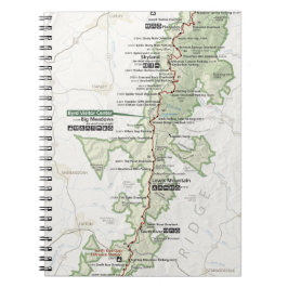 Cuaderno del mapa de Shenandoah