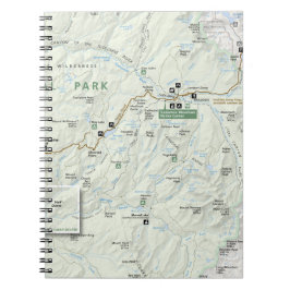 Cuaderno del mapa de Yosemite