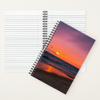 Cuaderno del Mar y la Puesta de Sol