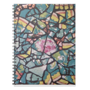 Cuaderno del mosaico de la turquesa