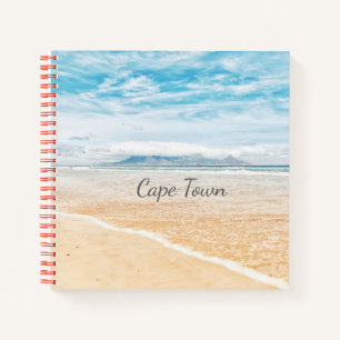 Cuaderno del océano de la playa de la montaña de
