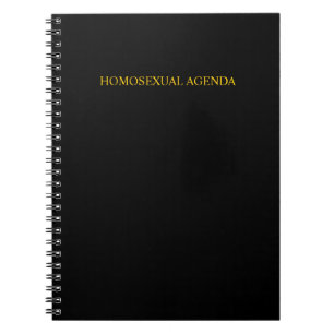 Cuaderno del "orden del día homosexual"