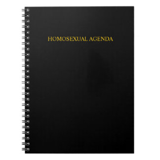 Cuaderno del "orden del día homosexual"