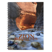 Cuaderno del parque nacional de Zion, estrechos de