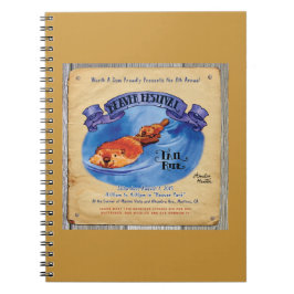 Cuaderno del paseo de la cola del festival del
