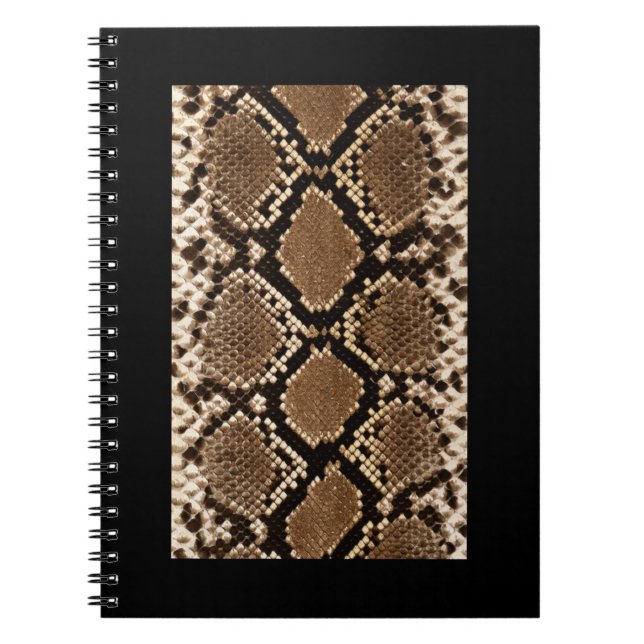 Cuaderno del patrón de la piel de serpiente (Frente)