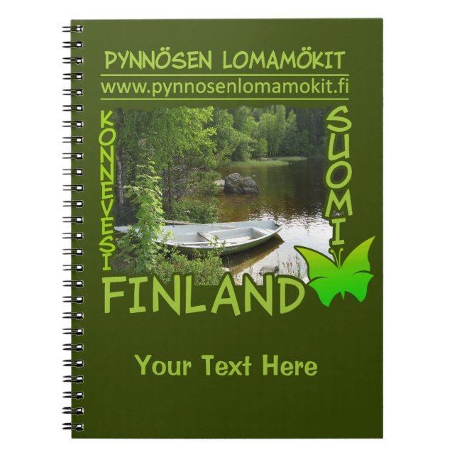 Cuaderno del personalizado de Pynnösen Lomamökit (Frente)