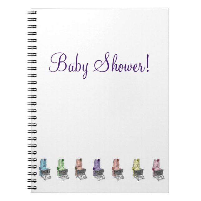 Cuaderno del planeamiento del fiesta de Baby (Frente)