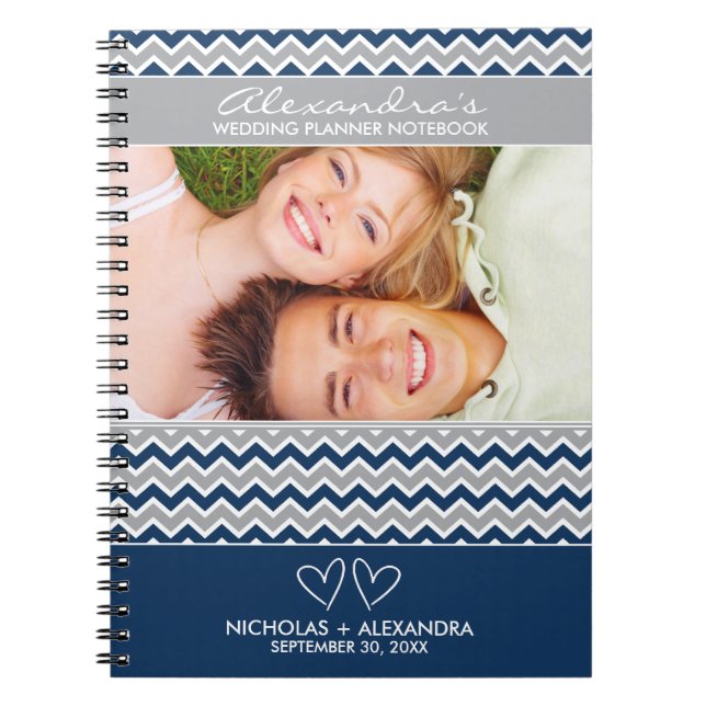 Cuaderno del planificador de la boda del modelo de (Frente)