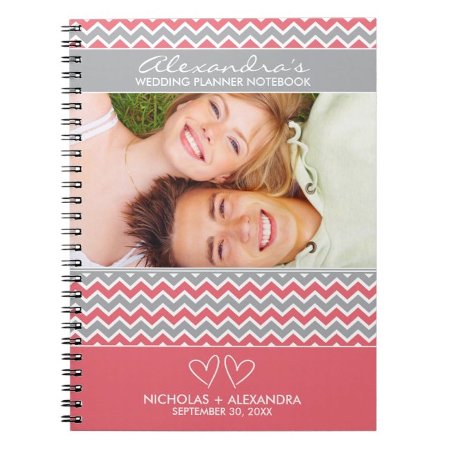 Cuaderno del planificador de la boda del modelo de (Frente)