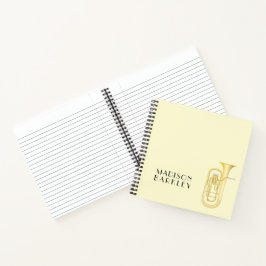 Cuaderno del profesor de banda de música barítono