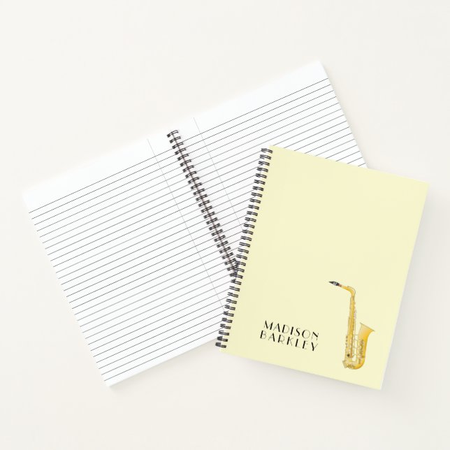 Cuaderno del profesor de banda de saxofón (Interior)