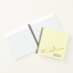 Cuaderno del profesor de banda de trombón
