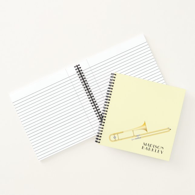 Cuaderno del profesor de banda de trombón (Interior)