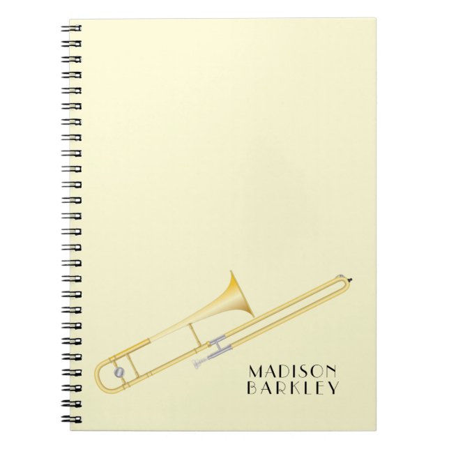 Cuaderno del profesor de banda de trombón (Frente)