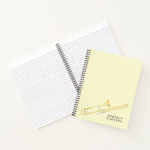 Cuaderno del profesor de banda de trombón