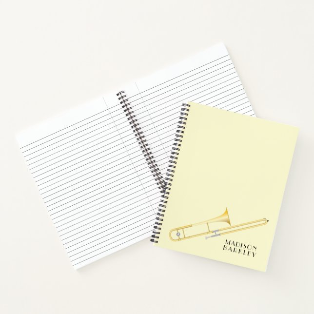 Cuaderno del profesor de banda de trombón (Interior)