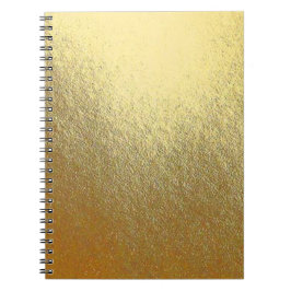 Cuaderno del Relieve metalizado dorado
