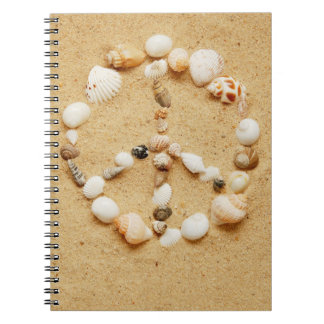 Cuaderno del signo de la paz del Seashell