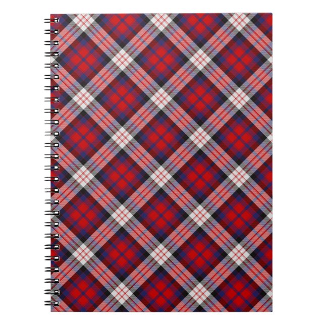 Cuaderno del tartán de MacDonald (Frente)