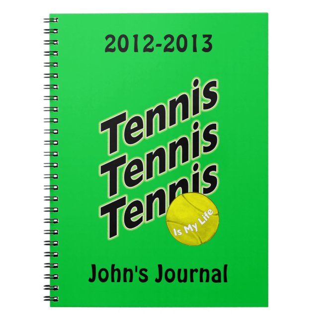 Cuaderno del tenis (Frente)