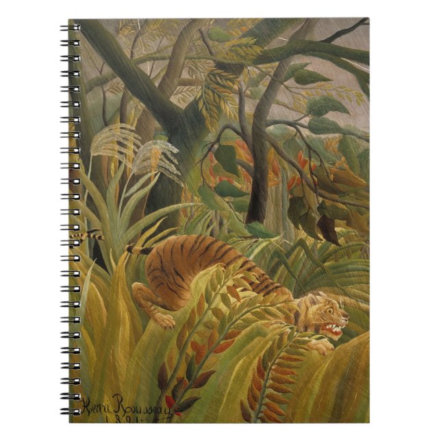 Cuaderno del tigre de Rousseau (Frente)