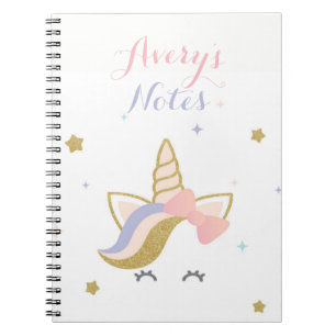Cuaderno del unicornio, cuaderno de la escuela