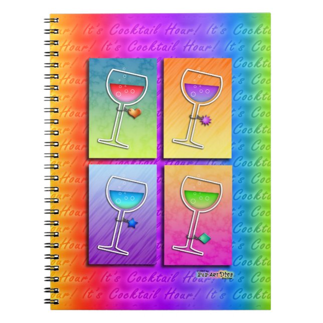 CUADERNO del VINO del arte pop - DIARIO - DIARIO (Frente)