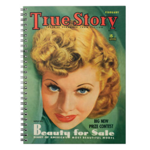 Cuaderno del vintage de Lucille Ball a partir de