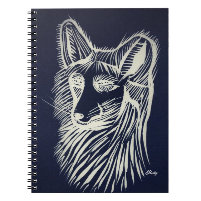 Cuaderno del zorro de la noche de Pawley (Frente)