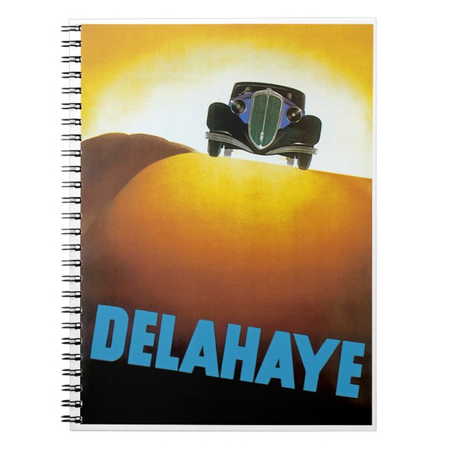 Cuaderno Delahay Automobile Ad (Frente)