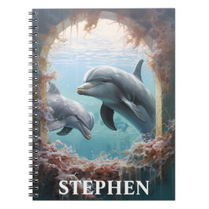 Cuaderno Delfín Curioso Personalizado