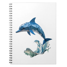 Cuaderno Delfín de origami de vuelta a la escuela