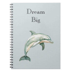 Cuaderno Delfín de Playa del Océano Azul
