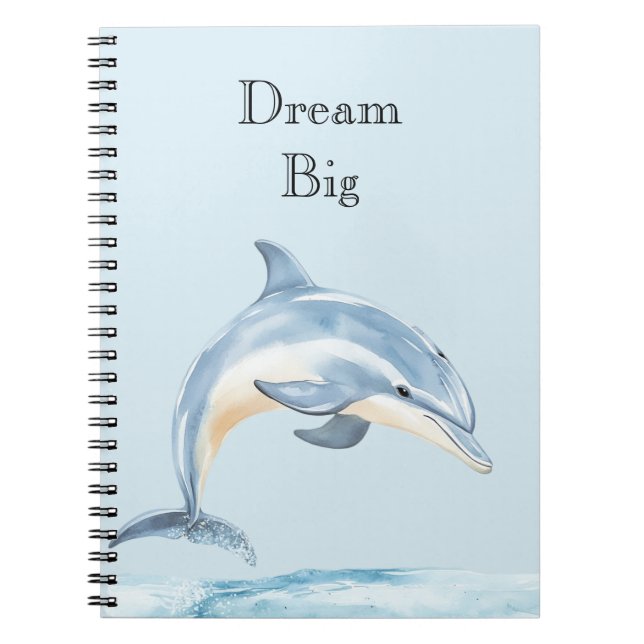 Cuaderno Delfín Océano Playa (Frente)