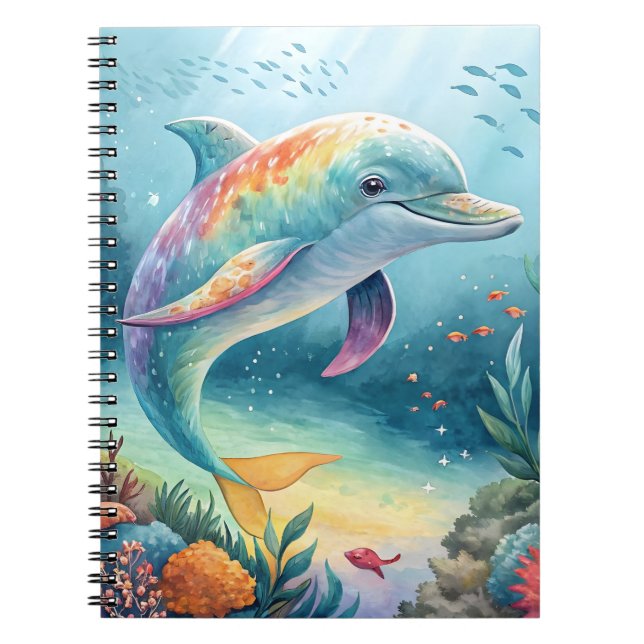 Cuaderno Delfín subacuático (Frente)