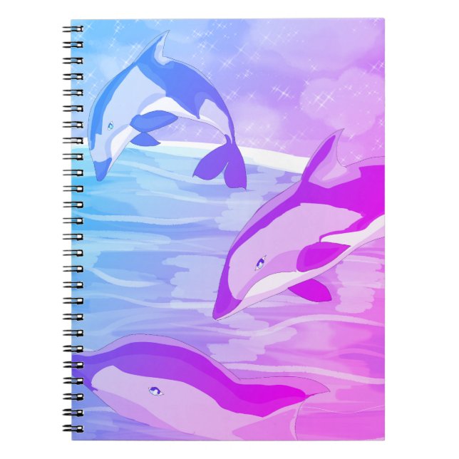 Cuaderno Delfines de Dusk (Frente)