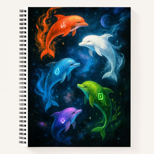 Cuaderno Delfines-Ele (Anverso)