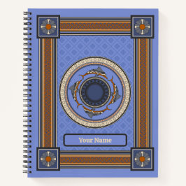 Cuaderno Delfines Minoanos Azules