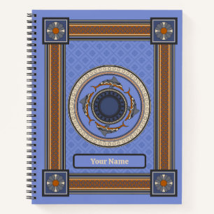 Cuaderno Delfines Minoanos Azules